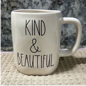 NWT Rae Dunn KIND & BEAUTIFUL Mug